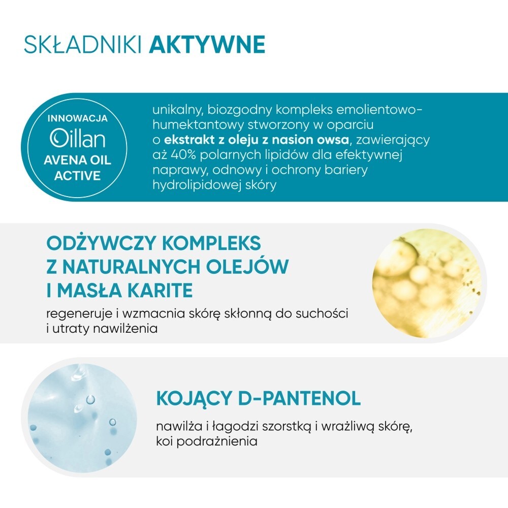 Oillan Nawilżający dermo-krem, 500 ml