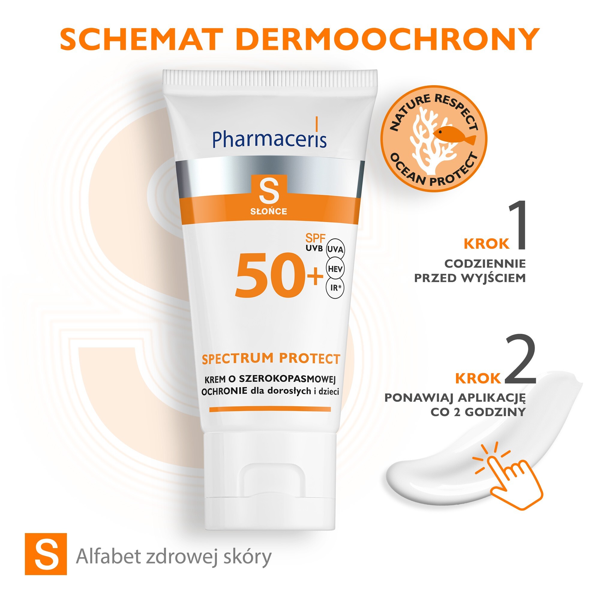 Pharmaceris S Krem o szerokim spektrum ochrony przed słońcem SPF 50+, 50 ml