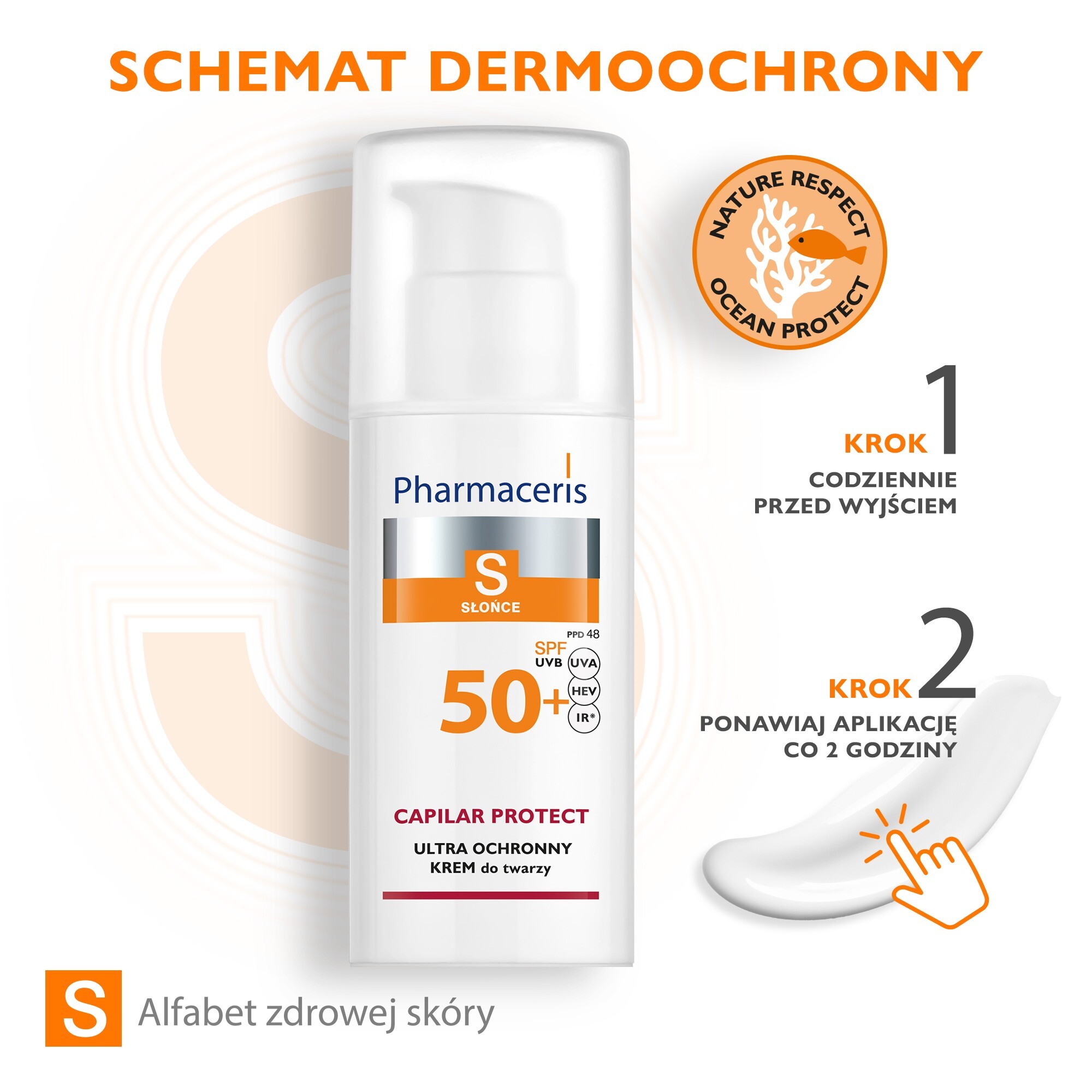Pharmaceris S Krem ochronny na naczynka i trądzik różowaty SPF 50+, 50 ml
