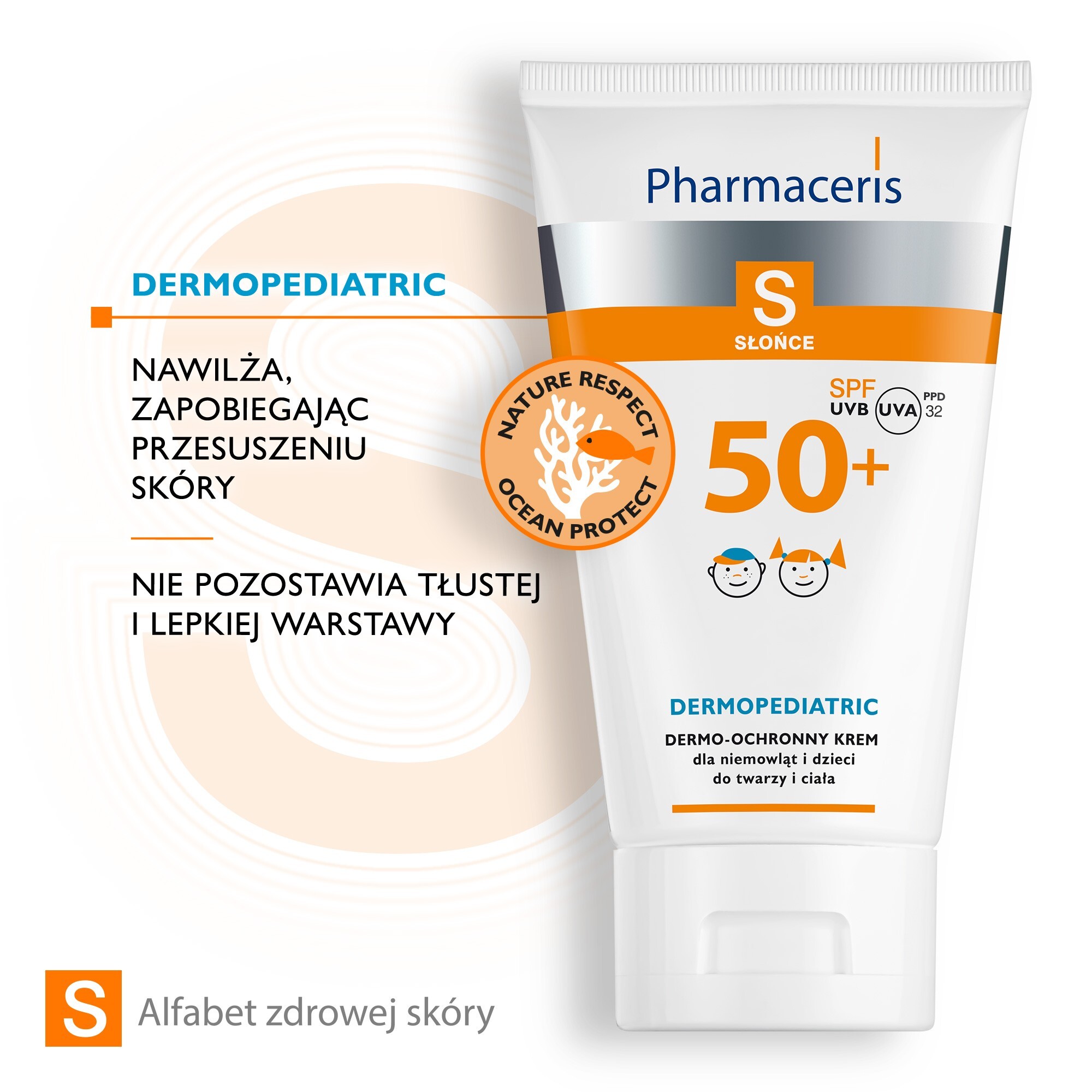 Pharmaceris S Krem ochronny na słońce dla dzieci SPF 50+, 125 ml