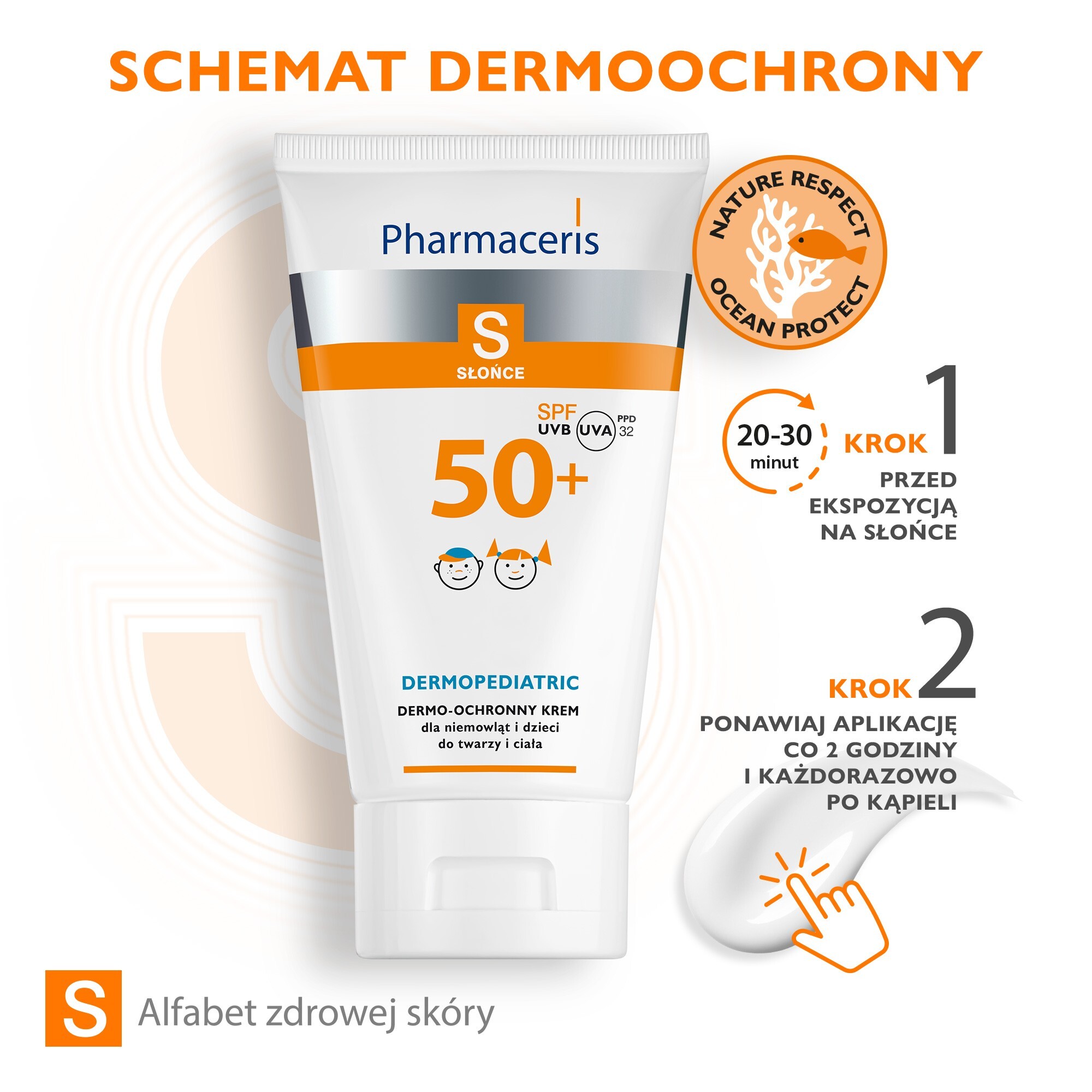 Pharmaceris S Krem ochronny na słońce dla dzieci SPF 50+, 125 ml