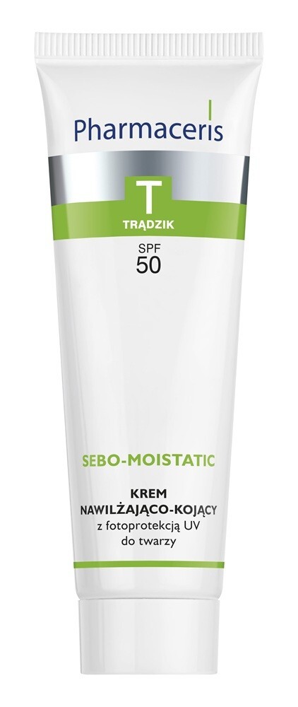 Pharmaceris T Sebo-Moistatic Krem nawilżająco-kojący do twarzy SPF 30, 50 ml