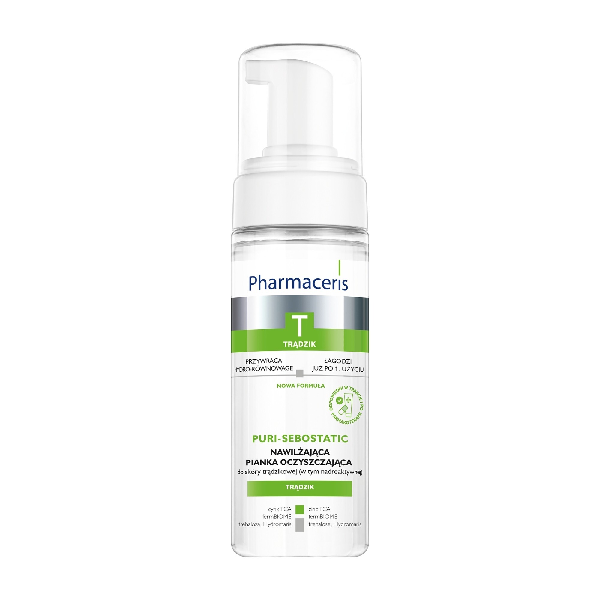 Pharmaceris T Pianka głęboko oczyszczająca do mycia twarzy, 150 ml