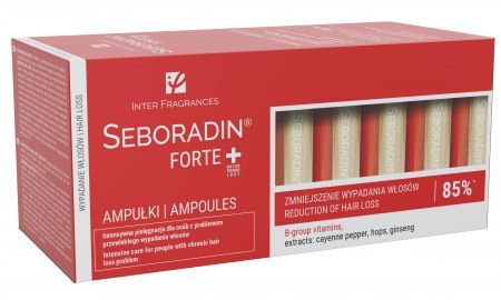 Seboradin Forte pielęgnacja włosów wypadających, 14 ampułek x 5,5 ml