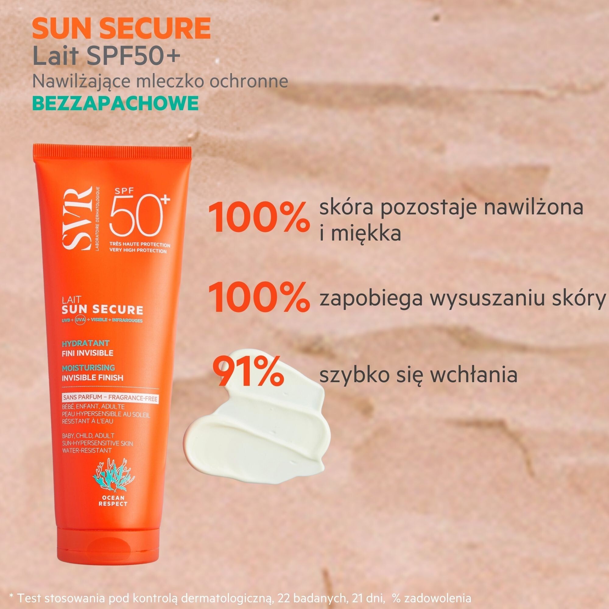 SVR Sun Secure Mleczko ochronne SPF 50+, 250 ml