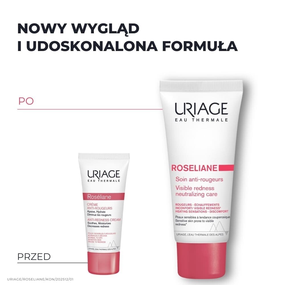 Uriage Roseliane Krem do cery naczynkowej, 40 ml