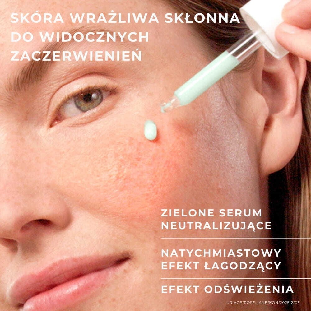 Uriage Roseliane Serum wygładzające przeciw zaczerwienieniom dla cery wrażliwej, 30 ml