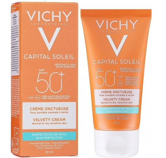 Vichy Aksamitny krem do twarzy, SPF50+, 50 ml