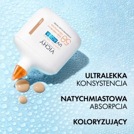 Vichy Capital Soleil UV-Aqua Light Fluid ochronny do twarzy SPF 50 Wysoka ochrona, 50 ml