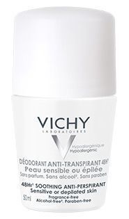 Vichy Deo Antyperspirant kojący do skóry wrażliwej roll-on, 50 ml