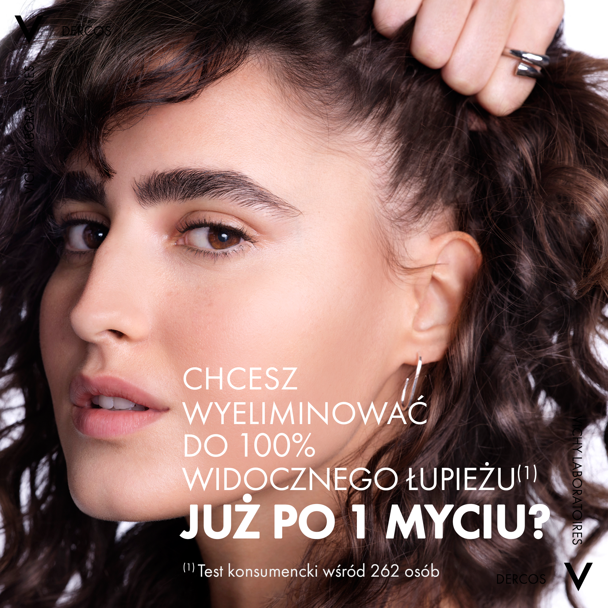 Vichy Dercos DS Szampon przeciwłupieżowy do włosów suchych, 390 ml