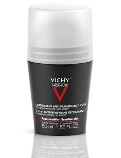 Vichy Homme Antyperspirant 72-godzinna ochrona przed poceniem roll-on, 50 ml