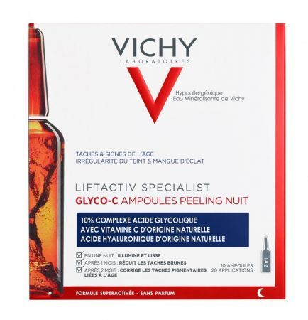 Vichy Liftactiv Specialist Glyco-C Ampułki peelingujące na noc, 10 ampułek