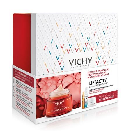 Vichy Zestaw Liftactiv Collagen Specialist Krem na dzień, 50 ml + mini produkty