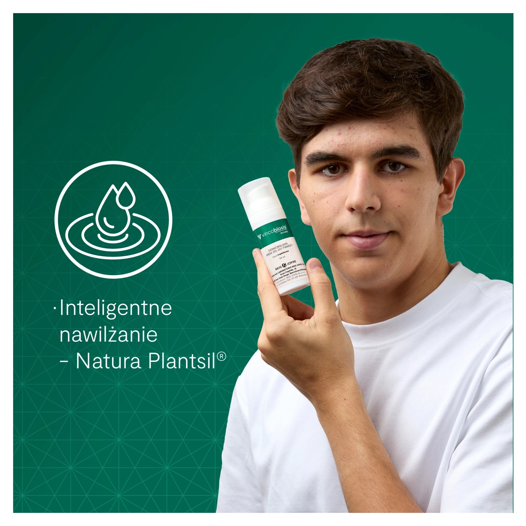 Vincobiosis Acneic Dermobalans Krem-żel do twarzy, 50 ml