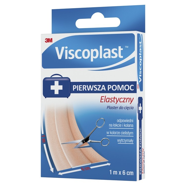 Viscoplast Plaster do cięcia elastyczny 1 m x 6 cm, 1 sztuka