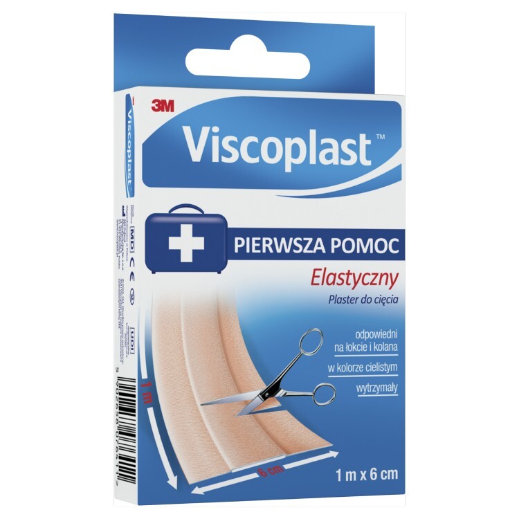 Viscoplast Plaster do cięcia elastyczny 1 m x 6 cm, 1 sztuka