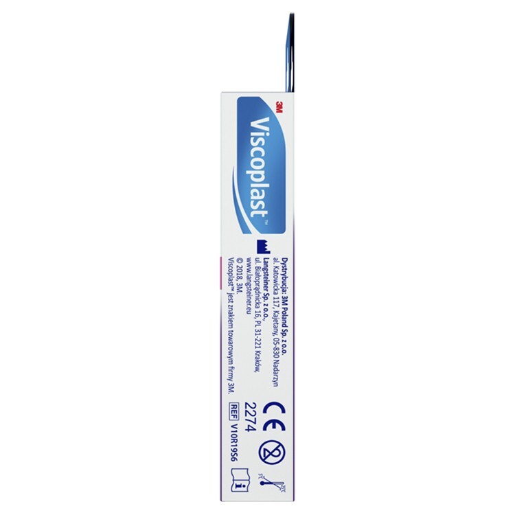 Viscoplast Plastry na odciski z kwasem salicylowym 70 mm x 12,5 mm, 6 sztuk