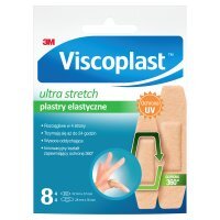 Viscoplast Ultra Stretch Zestaw Plastrów elastycznych 2 rozmiary, 8 sztuk