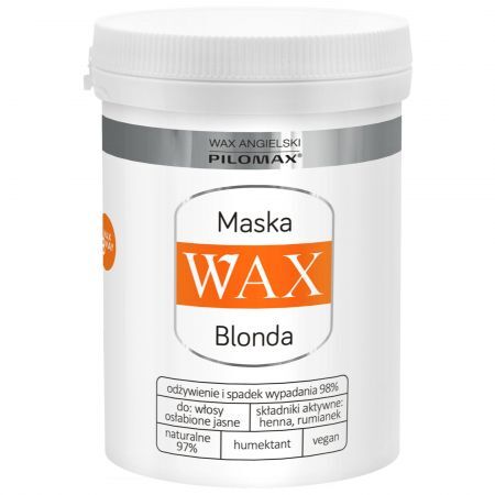 WAX Blonda Maska regenerująca do włosów jasnych, 240 ml