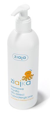 ZIAJA Ziajka kremowe mydło hypoalergiczne dla dzieci, 300 ml