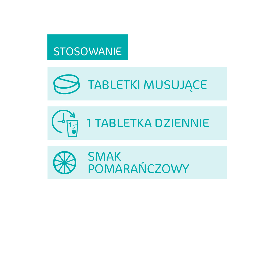 ZiNIQ Calcium 300 mg + Kwercetyna, 20 tabletek musujących