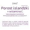 ZiNIQ Porost islandzki + Witamina C, 36 pastylek do ssania
