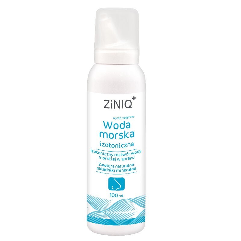 ZiNIQ Woda morska izotoniczna, 100 ml